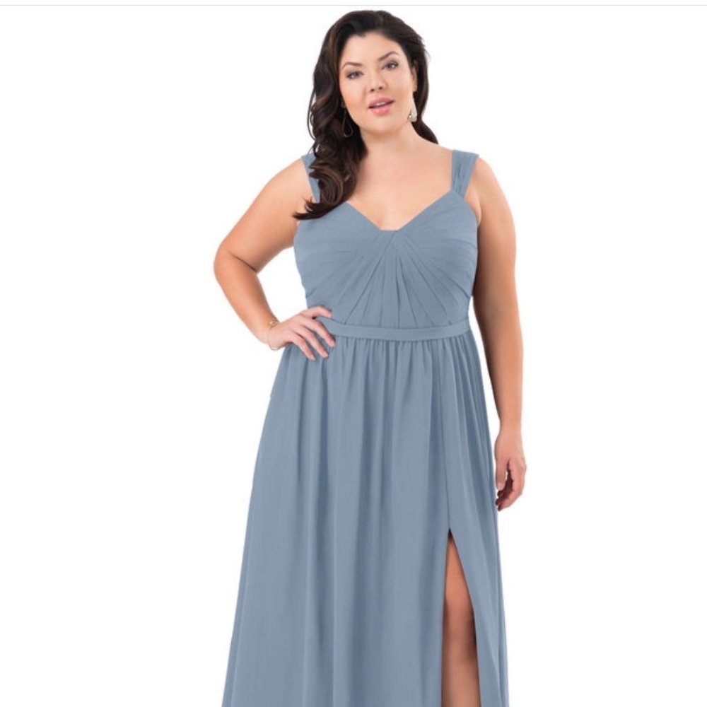 Dusty Blue Bridesmaid Dress